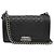 Borsa Chanel Le Boy Medium in Pelle di Agnello Nera Nero