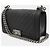 Borsa Chanel Le Boy Medium in Pelle di Agnello Nera Nero - vista 3