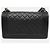Borsa Chanel Le Boy Medium in Pelle di Agnello Nera Nero - vista 4