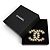 Chanel B25V Coco Mark Brosche mit Kunstperlen Weiß Golden - Ansicht 2