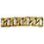 Chanel Vintage 93A Coco Mark Kettenbelt Golden - Ansicht 6