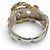 Hermès HERMES 925 750 Boucles Sellier Ring Silber Golden - Ansicht 4
