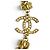 Collana a catena Chanel C24P Coco Mark in perle ecologiche e logo crush Rosa Bianco D'oro - vista 10