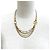 Collana a catena Chanel C24P Coco Mark in perle ecologiche e logo crush Rosa Bianco D'oro - vista 3