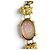 Collana a catena Chanel C24P Coco Mark in perle ecologiche e logo crush Rosa Bianco D'oro - vista 9