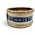 Christian Dior DIOR Ring mit Metall-Stern-Logo Weiß Golden Marineblau - Ansicht 4