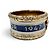 Christian Dior DIOR Ring mit Metall-Stern-Logo Weiß Golden Marineblau - Ansicht 6