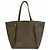 Céline Celine 18902 Cabas Phantom Small Taupe Logo Leather Tote Bag