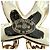 Spilla Chanel in metallo dorato Coco Mark Star con catena e strass D'oro - vista 6