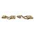 Orecchini a clip Chanel Vintage 02P Gold D'oro - vista 3