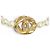 Chanel Coco Mark Perlen-Choker Halskette Golden - Ansicht 5