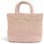 Prada Kleine Crochet-Raffia-Tote-Bag Schwarz Pink - Ansicht 2