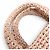 Prada Kleine Crochet-Raffia-Tote-Bag Schwarz Pink - Ansicht 6