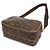 Borsa a tracolla Louis Vuitton Monogram Reporter PM da donna Marrone - vista 2