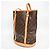 Borsa a tracolla da donna Louis Vuitton Monogram Bucket GM M42236 Marrone - vista 11