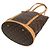 Borsa a tracolla da donna Louis Vuitton Monogram Bucket GM M42236 Marrone - vista 3