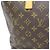 Borsa Cabas Mezzo Monogram Louis Vuitton Marrone - vista 7