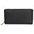 Cartera larga de piel Gucci Logo 658691 Negro