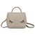 Borsa a tracolla in pelle da donna POLÈNE Numéro Un Nano Grigio