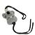 Charm in pelle per borsa Loewe - Koala Charm Marrone Nero - vista 3