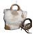 COACH Rogue 20 Patchwork Handtasche Braun Weiß Beige