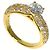 Anello Van Cleef & Arpels Pavé di Diamanti in Oro Giallo 18K D'oro