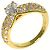 Anello Van Cleef & Arpels Pavé di Diamanti in Oro Giallo 18K D'oro - vista 2