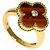Van Cleef & Arpels Vintage Alhambra Ring Tigerauge Golden