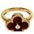 Van Cleef & Arpels Vintage Alhambra Ring Tigerauge Golden - Ansicht 5