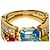 Bulgari Anello Bvlgari Allegra Multi-Stone Diamond D'oro - vista 11