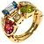 Bulgari Anello Bvlgari Allegra Multi-Stone Diamond D'oro - vista 2
