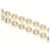 Chanel Comet Perlen-Diamant-Halskette Golden - Ansicht 2