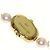 Chanel Comet Perlen-Diamant-Halskette Golden - Ansicht 4