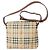 Borsa a tracolla Burberry Nova Check PVC Multicolore Beige - vista 3