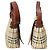 Borsa a tracolla Burberry Nova Check PVC Multicolore Beige - vista 4