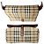 Borsa a tracolla Burberry Nova Check PVC Multicolore Beige - vista 5