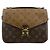 Borsa Louis Vuitton Pochette Metis MM Marrone