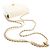 Chanel White Mini Quilted Lambskin Pearl My Perfect Single Flap Bianco - vista 12