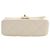 Chanel White Mini Quilted Lambskin Pearl My Perfect Single Flap Bianco - vista 3