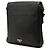 Bolsa Messenger Prada em couro Saffiano preto com fivela - vista 2