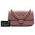 Chanel Pink Paris Cosmopolite Small Aged Calfskin Straight Lined Flap Rosa - vista 7
