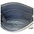 Clutch da polso Prada Blue Vitello City Blu navy - Ansicht 4