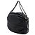Chanel Black Perforated Lambskin Baseball Spirit Ligne Hobo Nero - vista 2