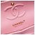 Chanel Pink Small Classic Lambskin Double Flap Rosa - vista 5