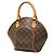 Louis Vuitton Brown Monogram Ellipse PM Marrone - vista 2