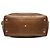 Borsa Tote Capri Gucci in vitello metallizzato marrone con catena - vista 3