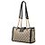 Borsa Tote Gucci Beige Small GG Supreme Padlock - vista 2