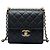 Chanel Black Small Quilted Goatskin Chic Pearls Flap Nero