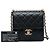 Chanel Black Small Quilted Goatskin Chic Pearls Flap Nero - vista 7