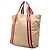 Tote Gucci Beige GG Canvas Web - vista 2